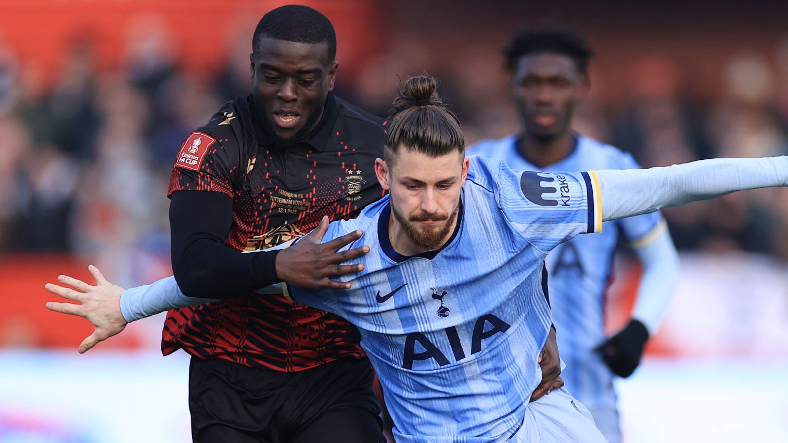 Tamworth FC striker 'not surprised' to receive vile racist message after Tottenham FA Cup match | UK News