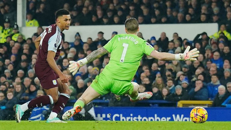 Ollie Watkins strikes early in the second half for Villa