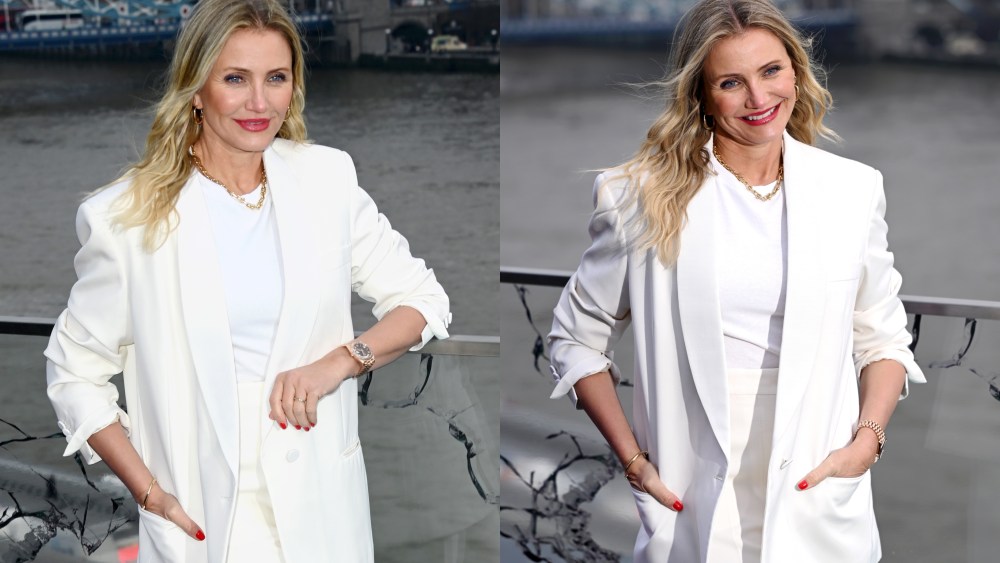 Cameron Diaz attends the photocall for "Back In Action" at Cheval Three Quays.