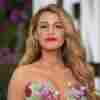 Blake Lively is seen at an Aug. 8 screening in London for the movie This Is Us. In a legal complaint, the actor accuses co-star and director Justin Baldoni and his team of attacking her reputation after she spoke up about his and a producer's alleged 