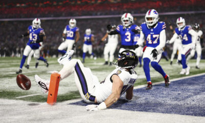 Josh Allen, Bills hold off Ravens to reach AFC title game after late 2-point pass is dropped