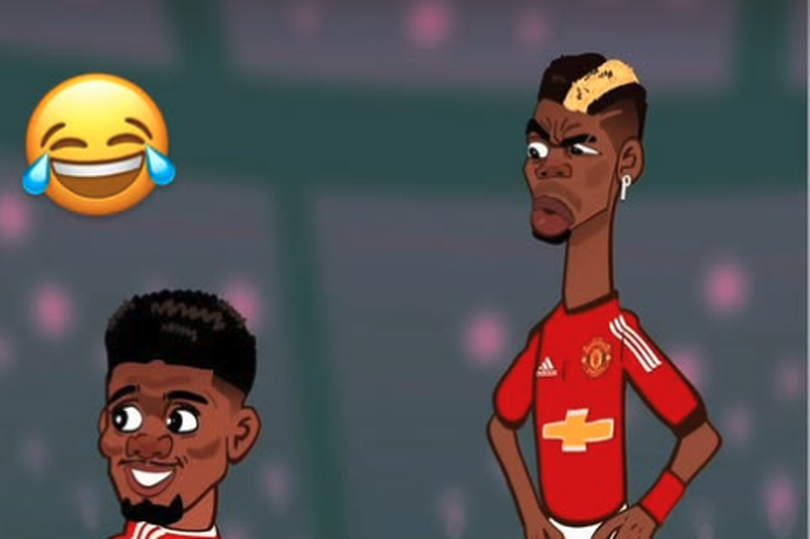 Former Manchester United midfielder Paul Pogba shared the image on Instagram