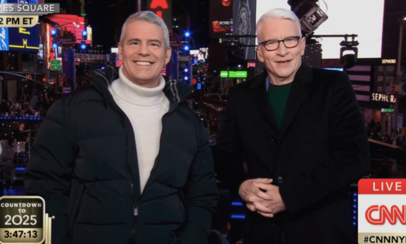 Andy Cohen Brings Tequila to CNN New Year; Anderson Cooper Struggles