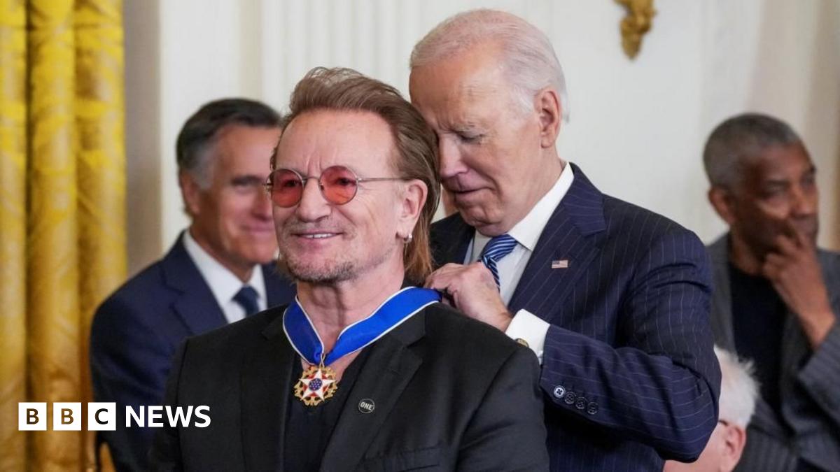 Biden awards Anna Wintour, George Soros and Bono with Medal of Freedom