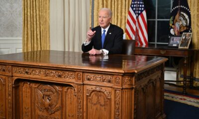 Biden warns of 'an oligarchy' in his final Oval Office address : NPR