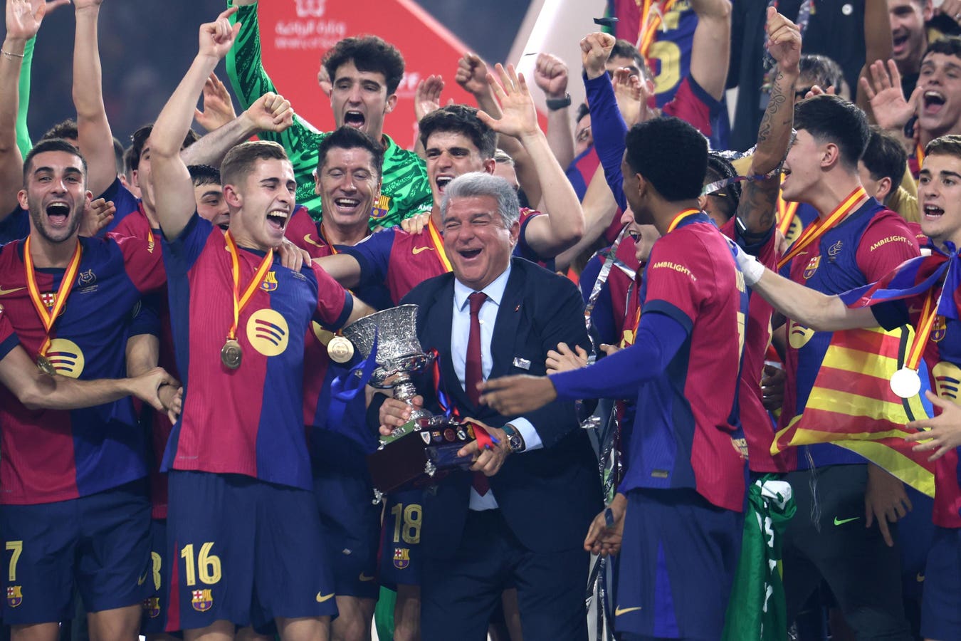 FC Barcelona Thrashes Real Madrid To Win Record 15th Spanish Super Cup