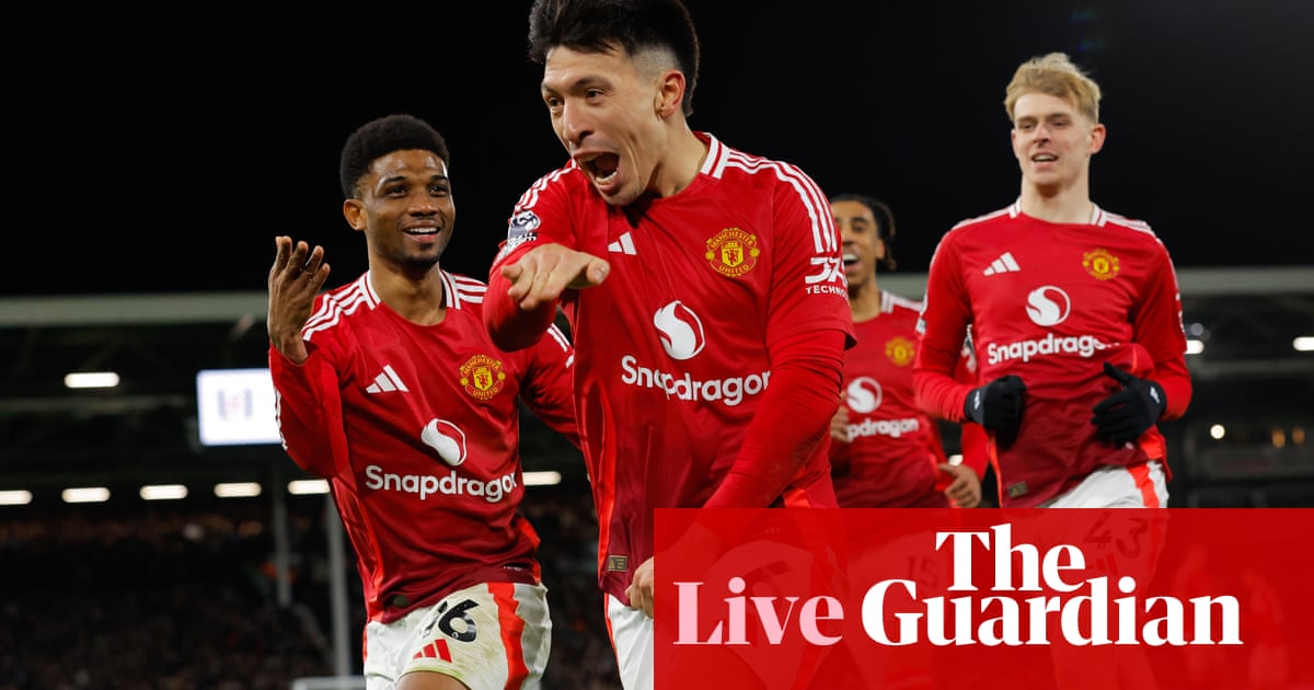 Fulham 0-1 Manchester United: Premier League – as it happened | Premier League