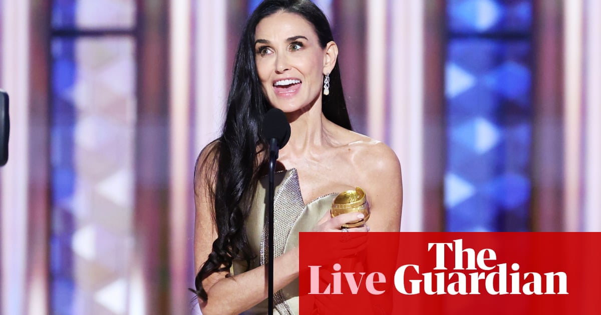 Golden Globes 2025: Adrien Brody, Demi Moore and Colin Farrell win – as it happened | Golden Globes 2025