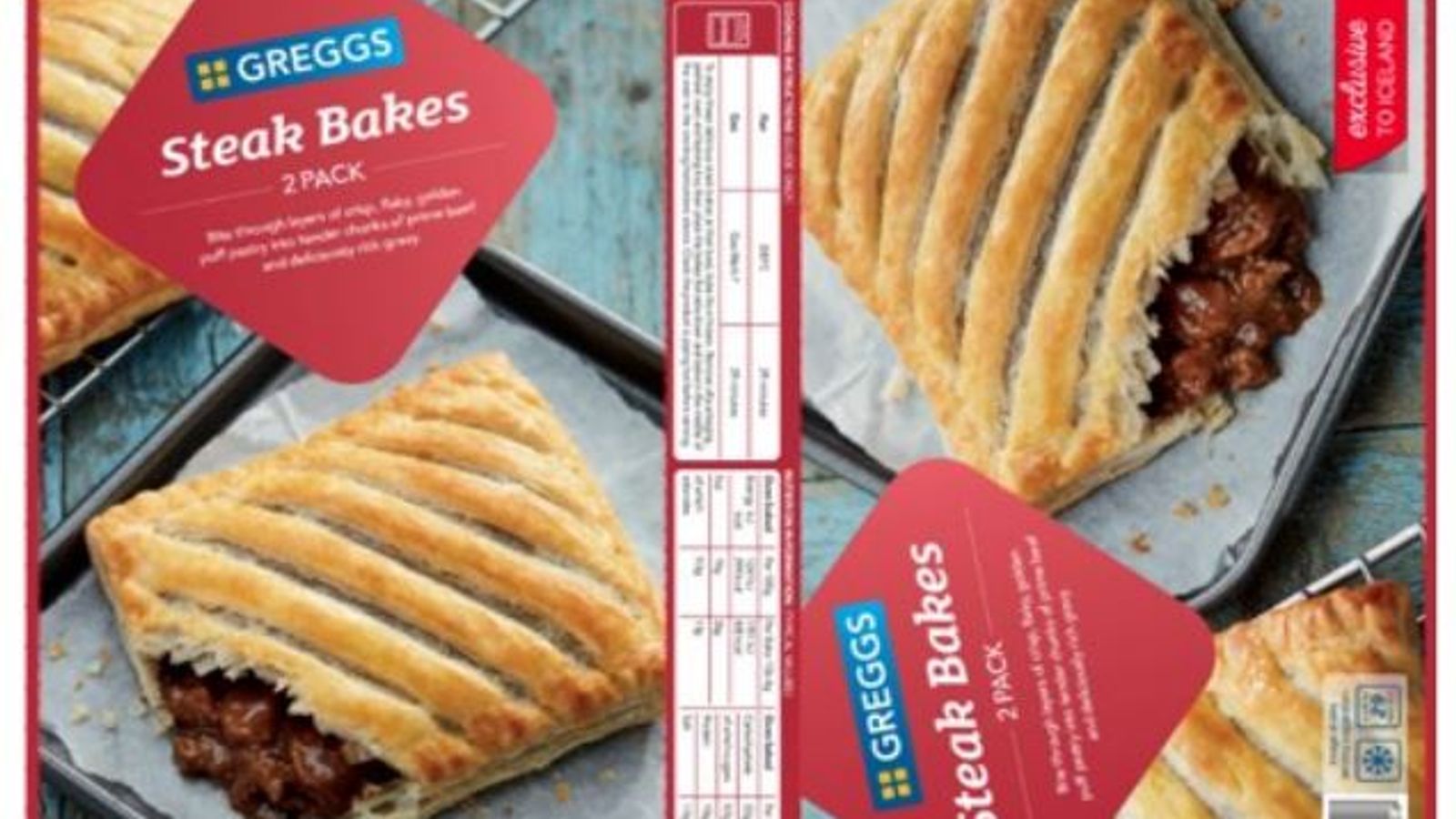 Steak bake. Pic: Greggs/FSA