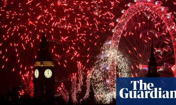 London welcomes new year with fireworks as weather cancels events across UK | UK news