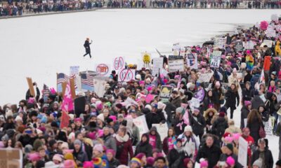 Protesters rally against Trump for People’s March – NBC4 Washington