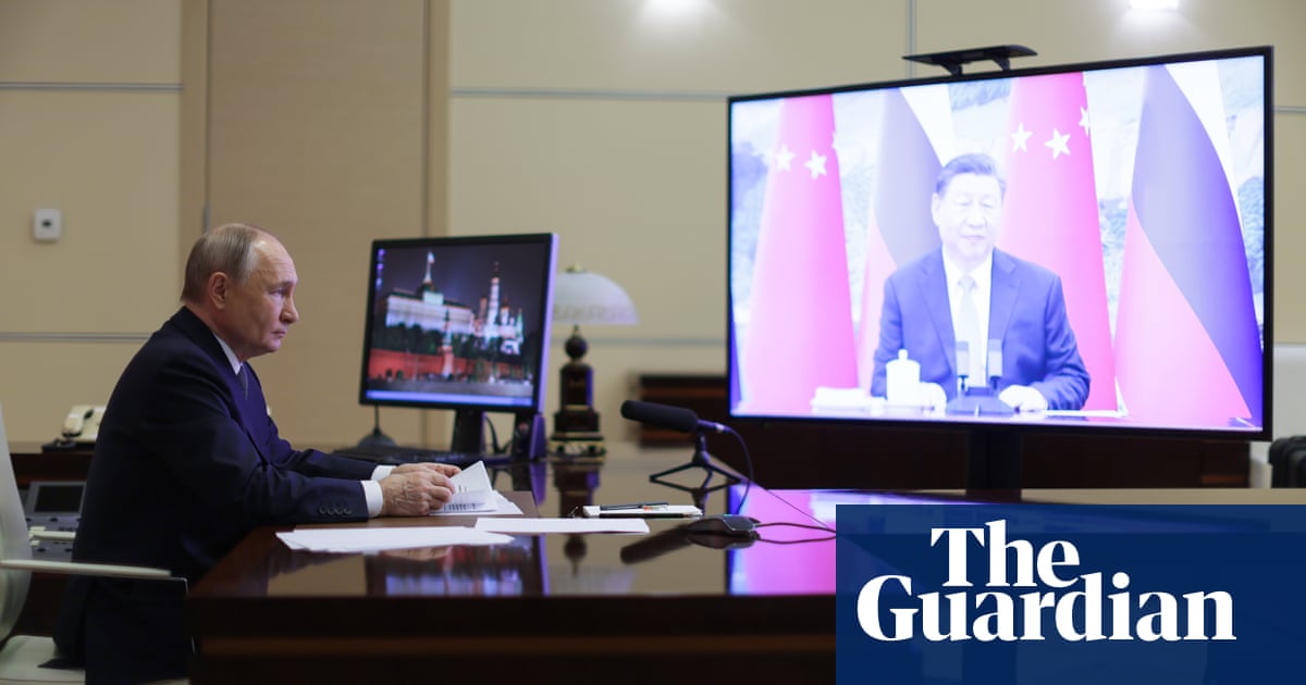 Putin and Xi hold video call in show of unity hours after Trump inauguration | Vladimir Putin