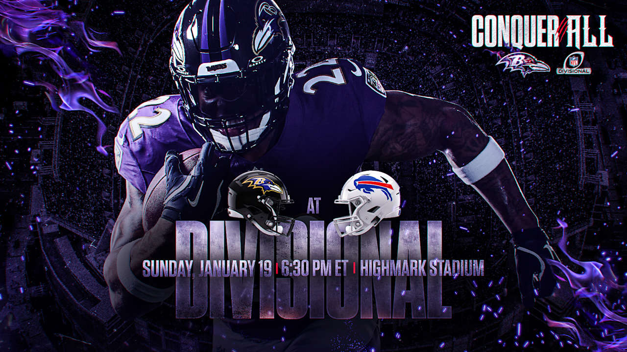 Ravens Face Bills on Sunday Night in Divisional Playoffs