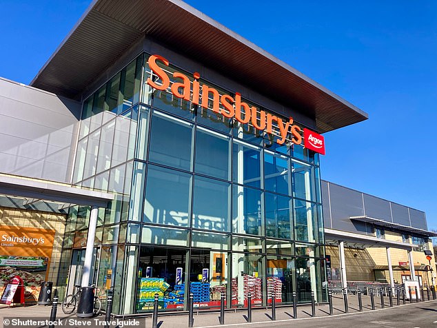 Sainsbury's shoppers who hold a Nectar card has been issued a warning - as a study showed they could be paying £615 more a year compared with a budget supermarket (stock image)