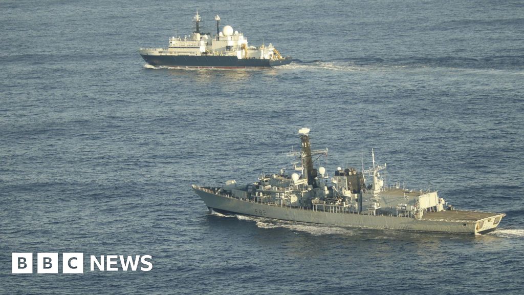 UK warns Putin after Russian spy ship seen near British waters