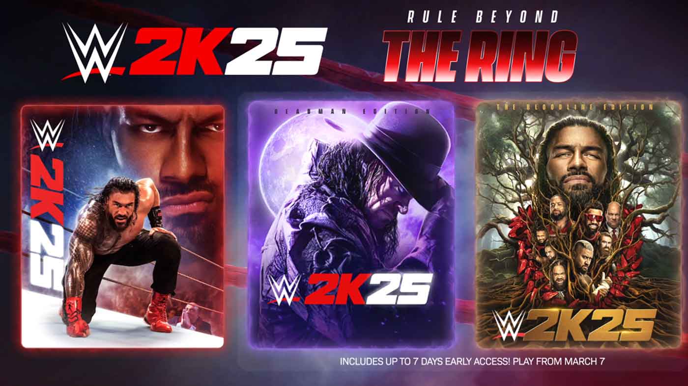 WWE 2K25 EDITIONS